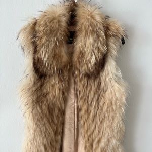 Genuine fur vest